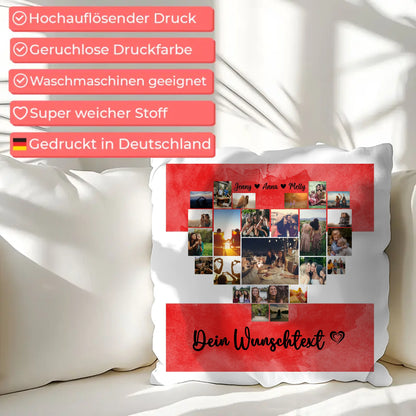 Personalisiertes Kissen Paare Urlaub Erinnerung Österreich