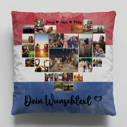 Paar Fotokissen Urlaub Erinnerung Niederlande personalisiert