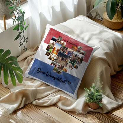 Paar Fotokissen Urlaub Erinnerung Niederlande personalisiert