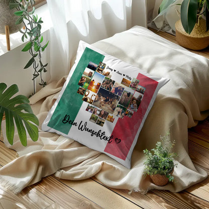 Kissen für Paare Urlaub Mexiko personalisiert als Geschenk
