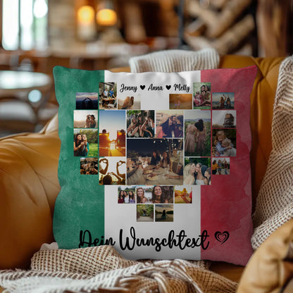 Kissen für Paare Urlaub Mexiko personalisiert als Geschenk