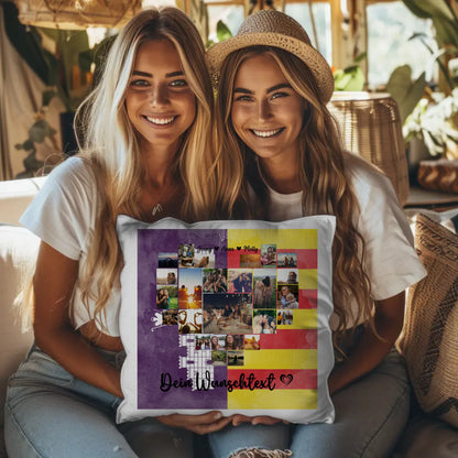Personalisiertes Liebes Kissen für Urlaub auf Mallorca