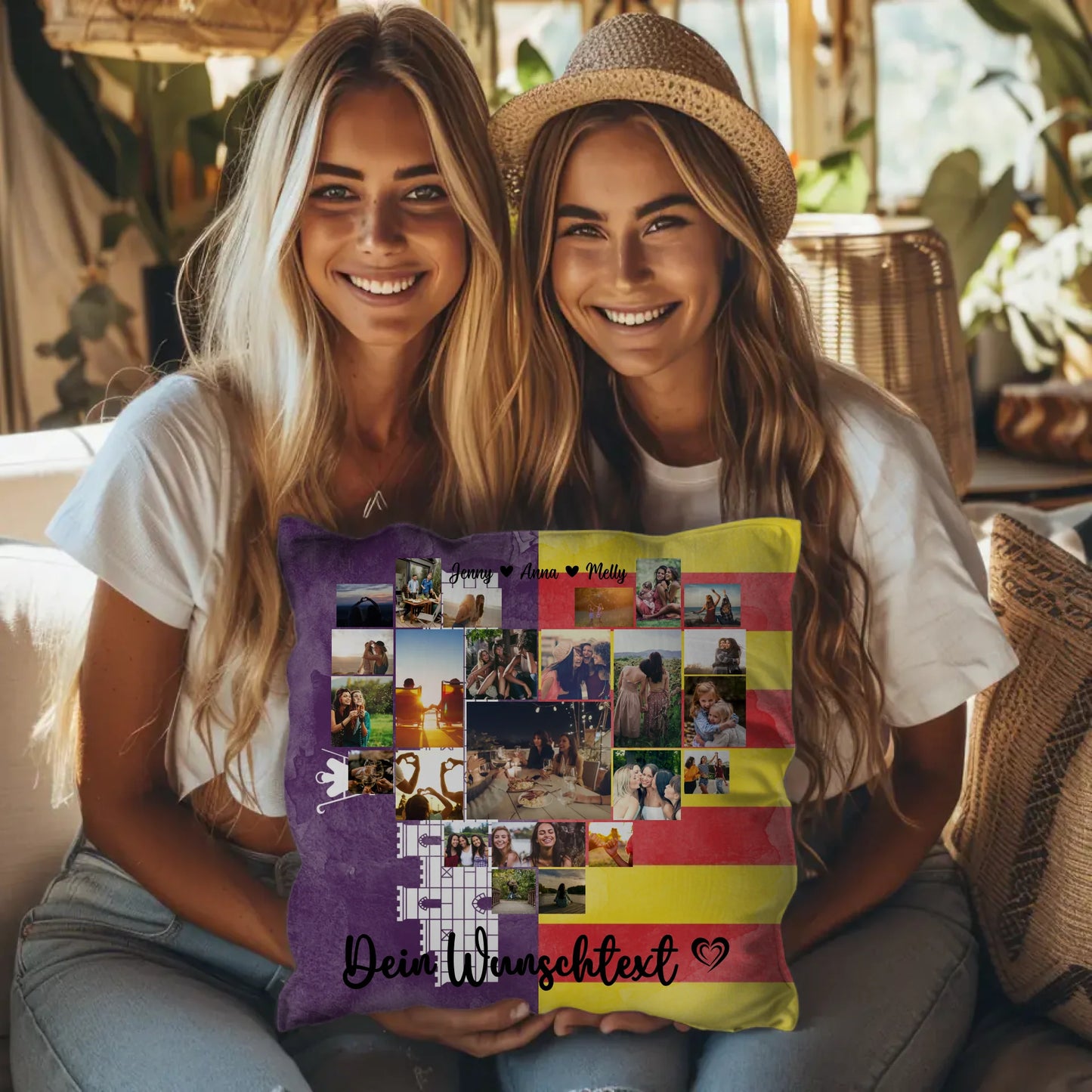 Personalisiertes Liebes Kissen für Urlaub auf Mallorca