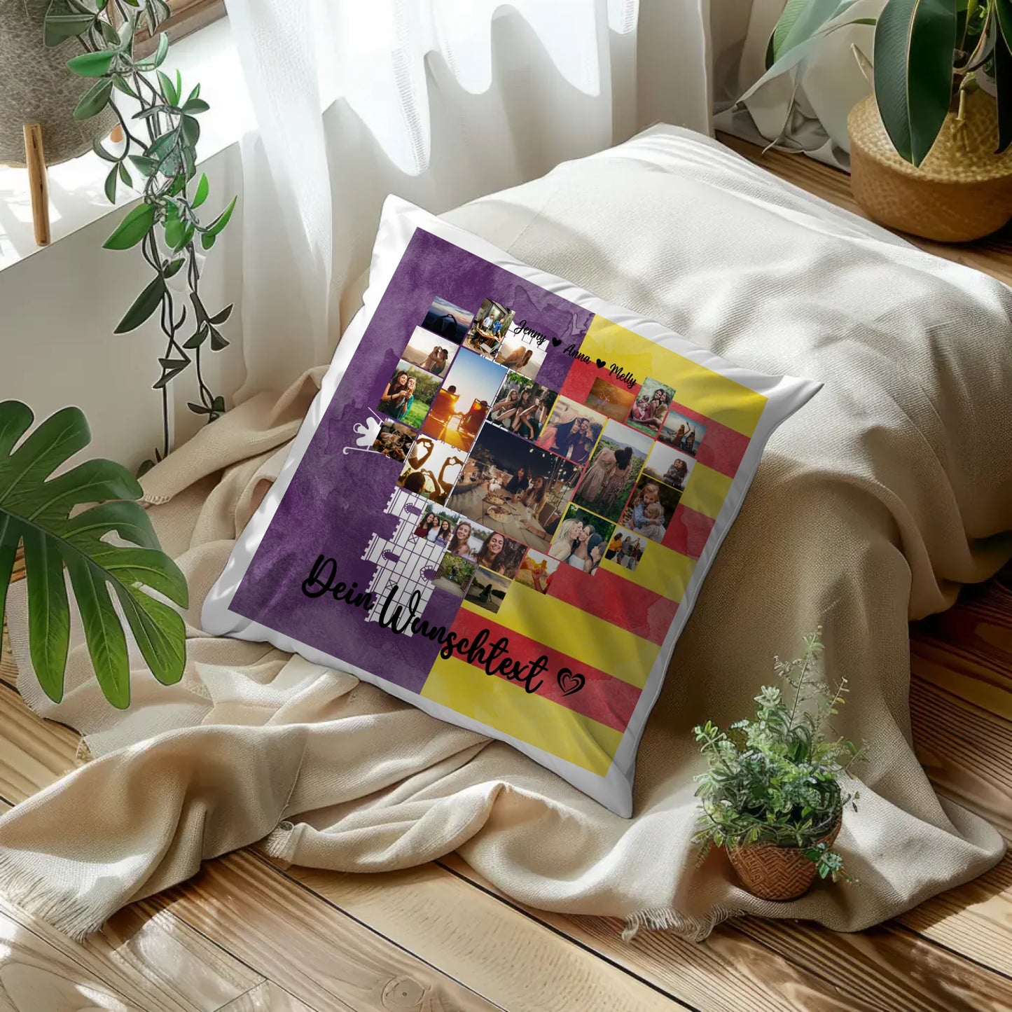 Personalisiertes Liebes Kissen für Urlaub auf Mallorca