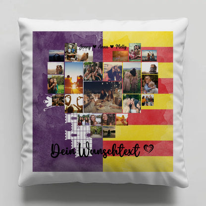 Personalisiertes Liebes Kissen für Urlaub auf Mallorca