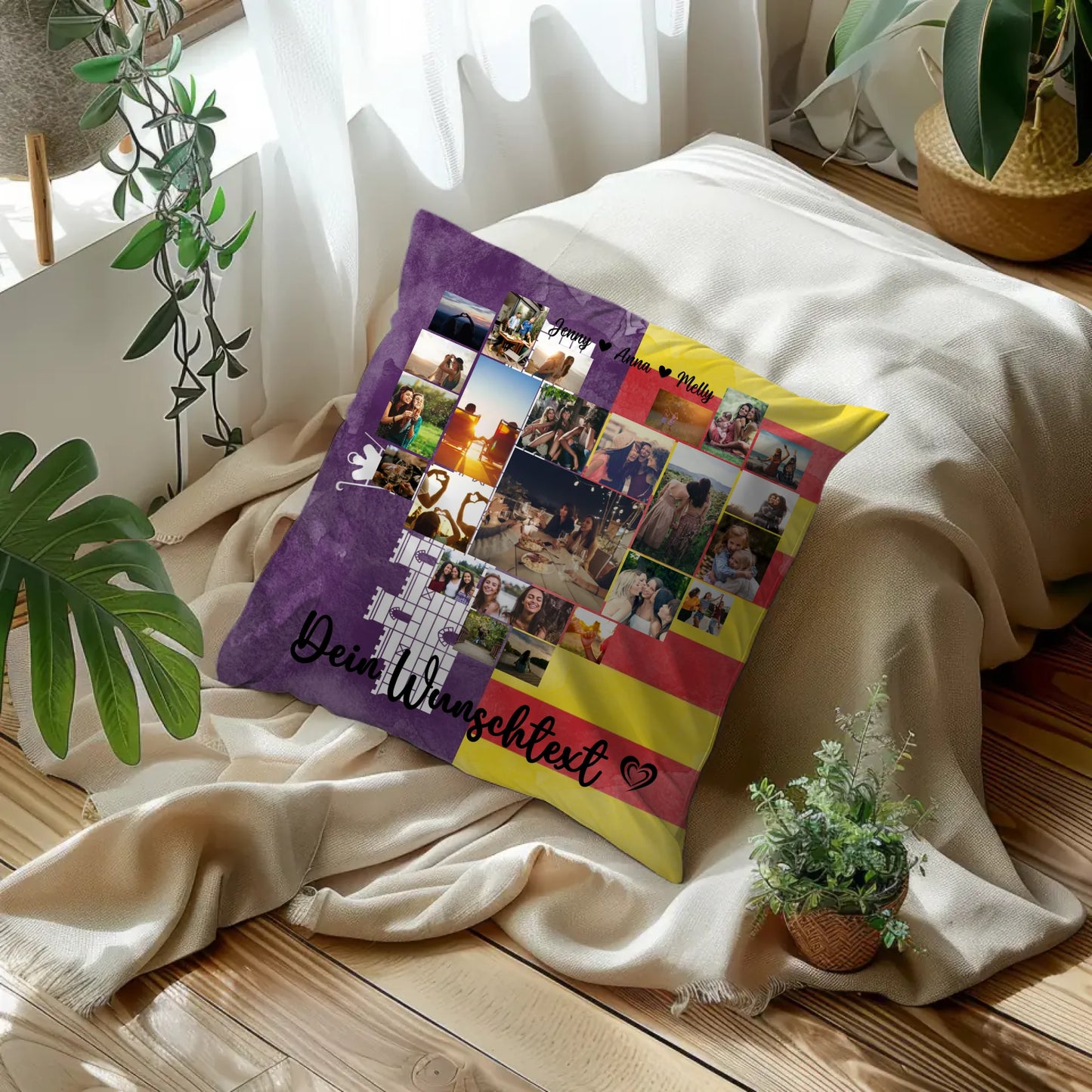 Personalisiertes Liebes Kissen für Urlaub auf Mallorca