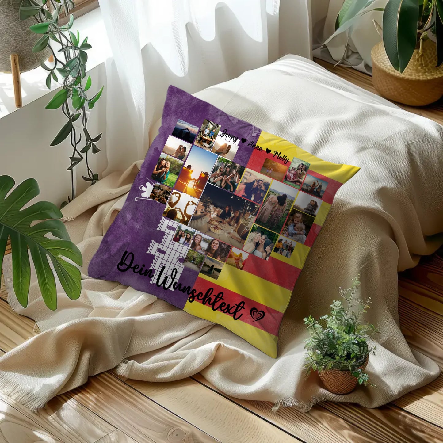 Personalisiertes Liebes Kissen für Urlaub auf Mallorca