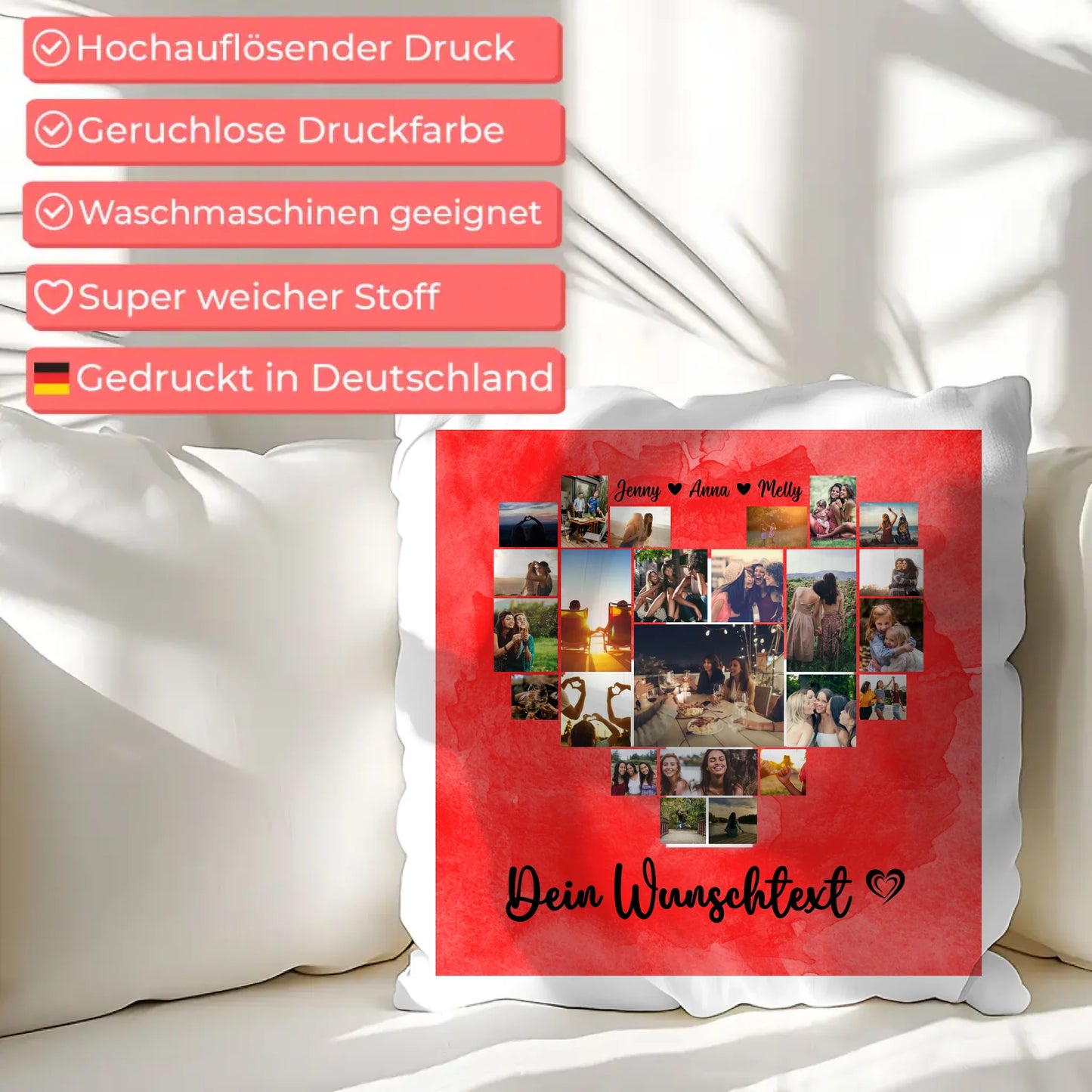 Kissen Für Paare Erinnerung Schweiz Urlaub Personalisiert
