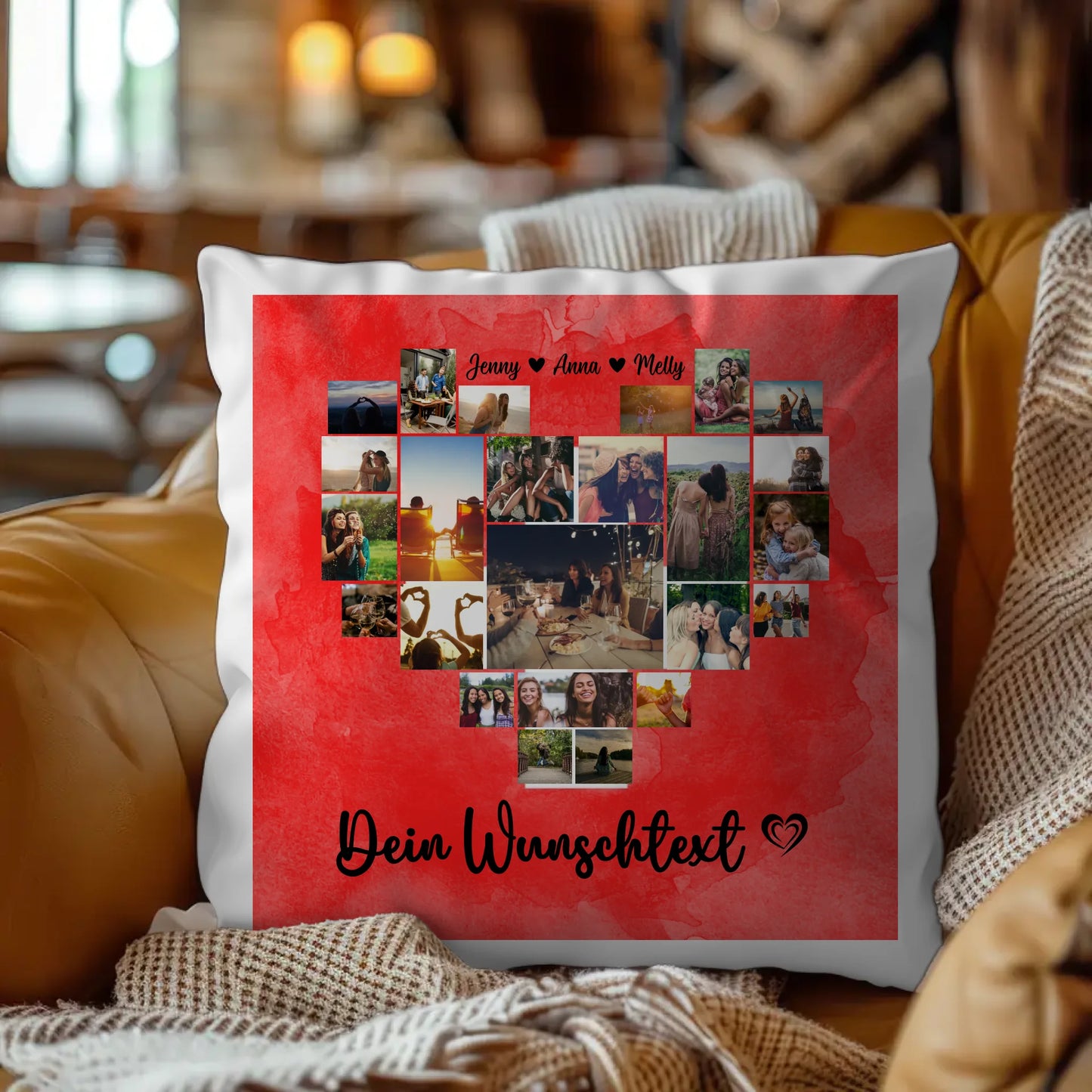 Kissen Für Paare Erinnerung Schweiz Urlaub Personalisiert