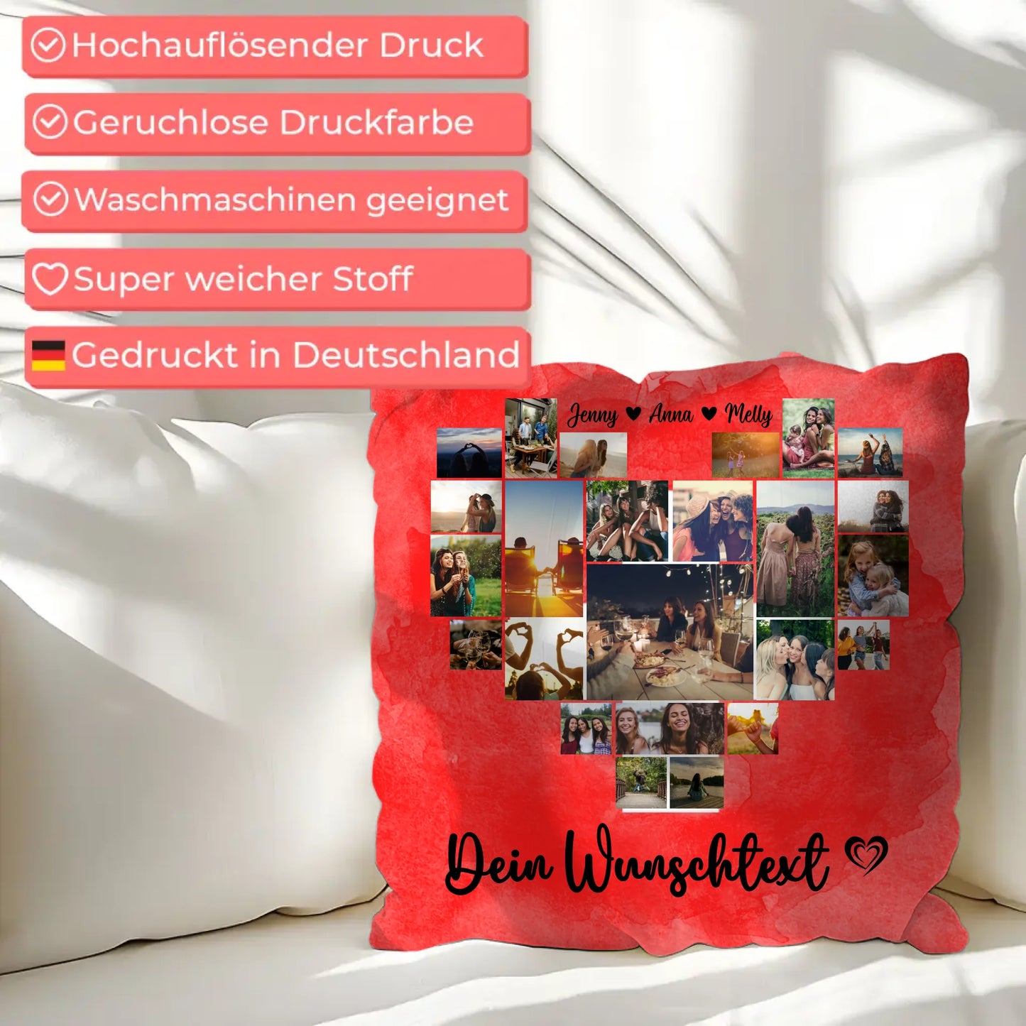 Kissen Für Paare Erinnerung Schweiz Urlaub Personalisiert