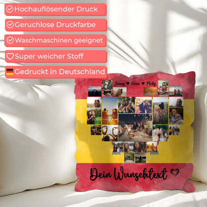 Personalisiertes Kissen Paare Urlaub Spanien Geschenkidee