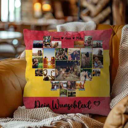 Personalisiertes Kissen Paare Urlaub Spanien Geschenkidee