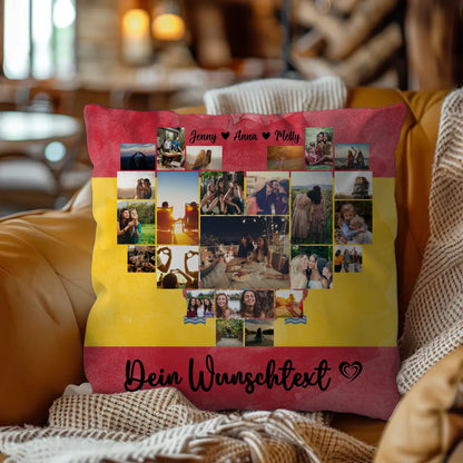 Personalisiertes Kissen Paare Urlaub Spanien Geschenkidee