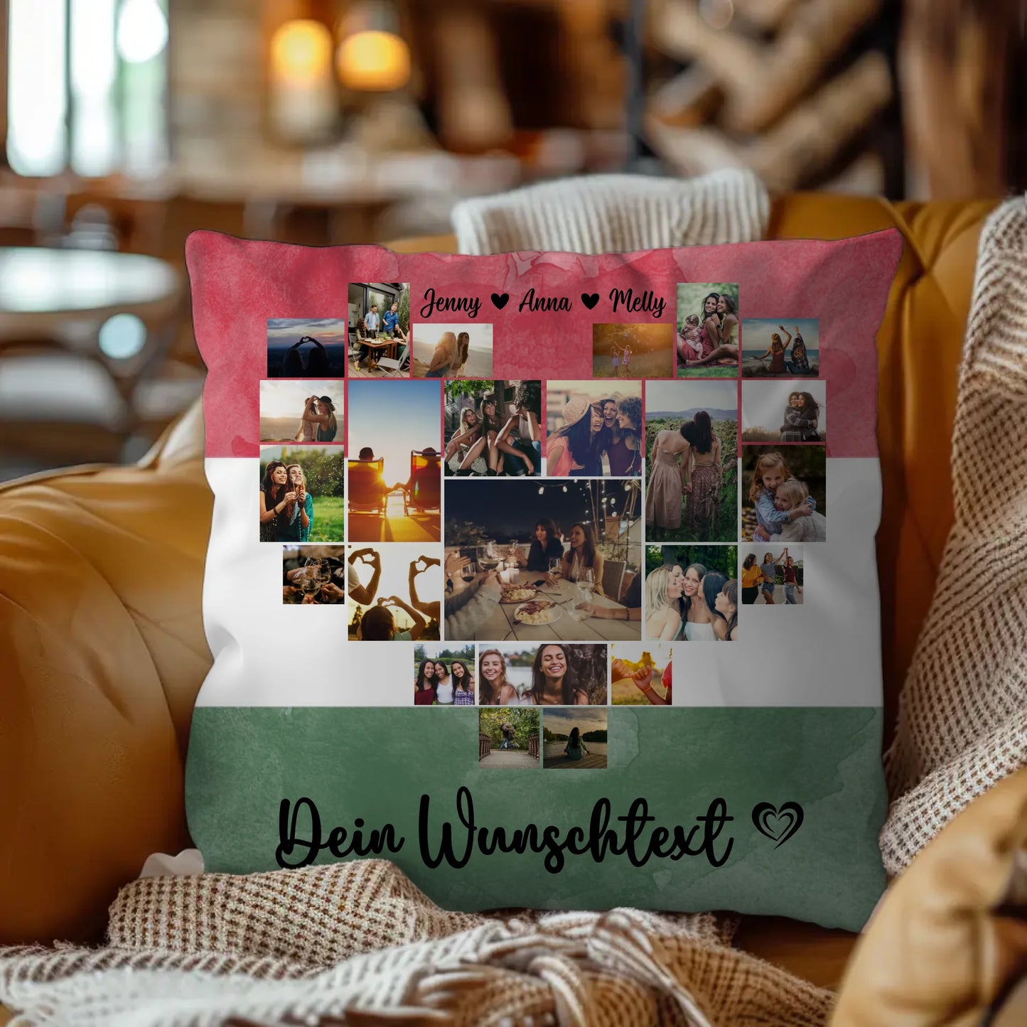 Paar Fotokissen Urlaub Erinnerung Ungarn personalisiert