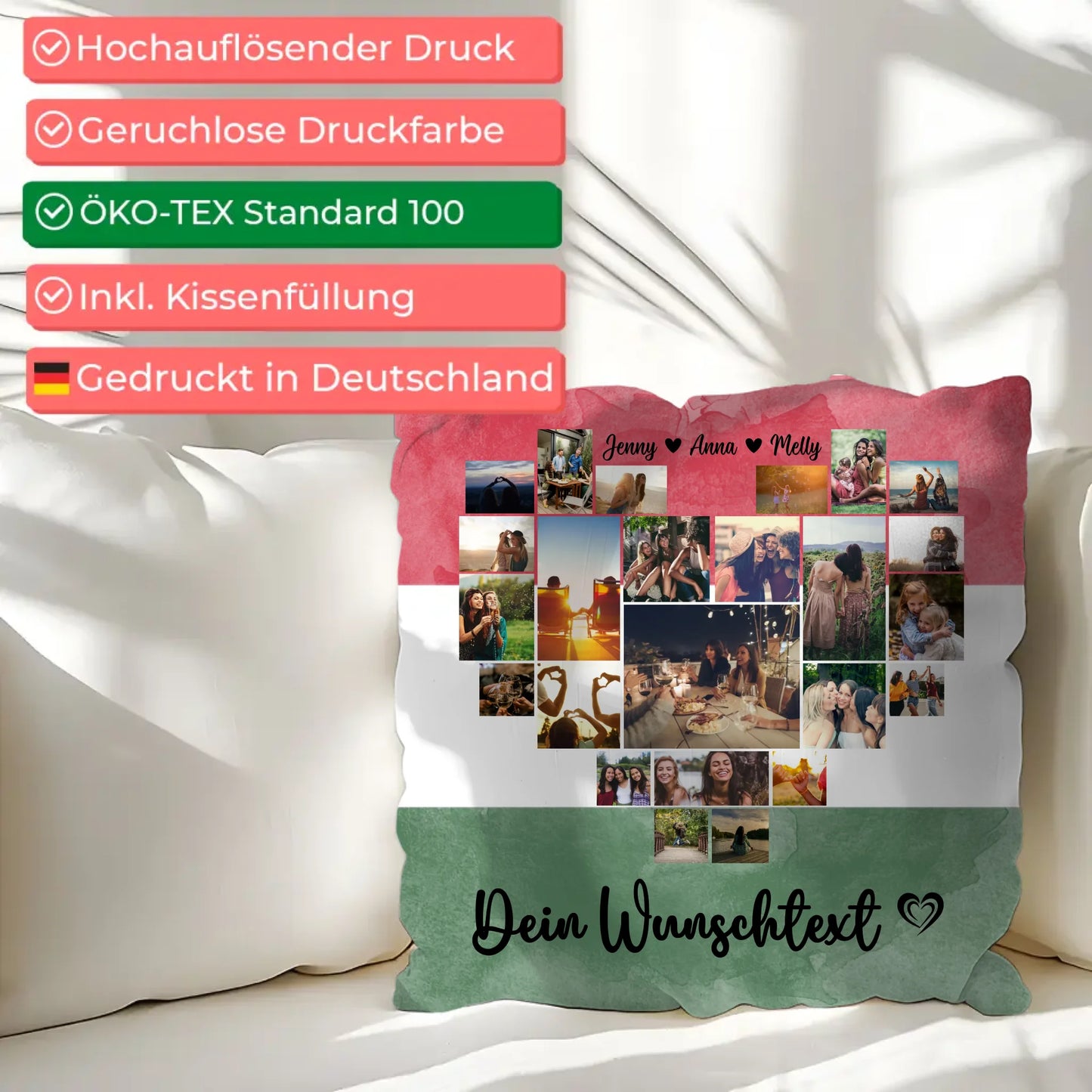 Paar Fotokissen Urlaub Erinnerung Ungarn personalisiert