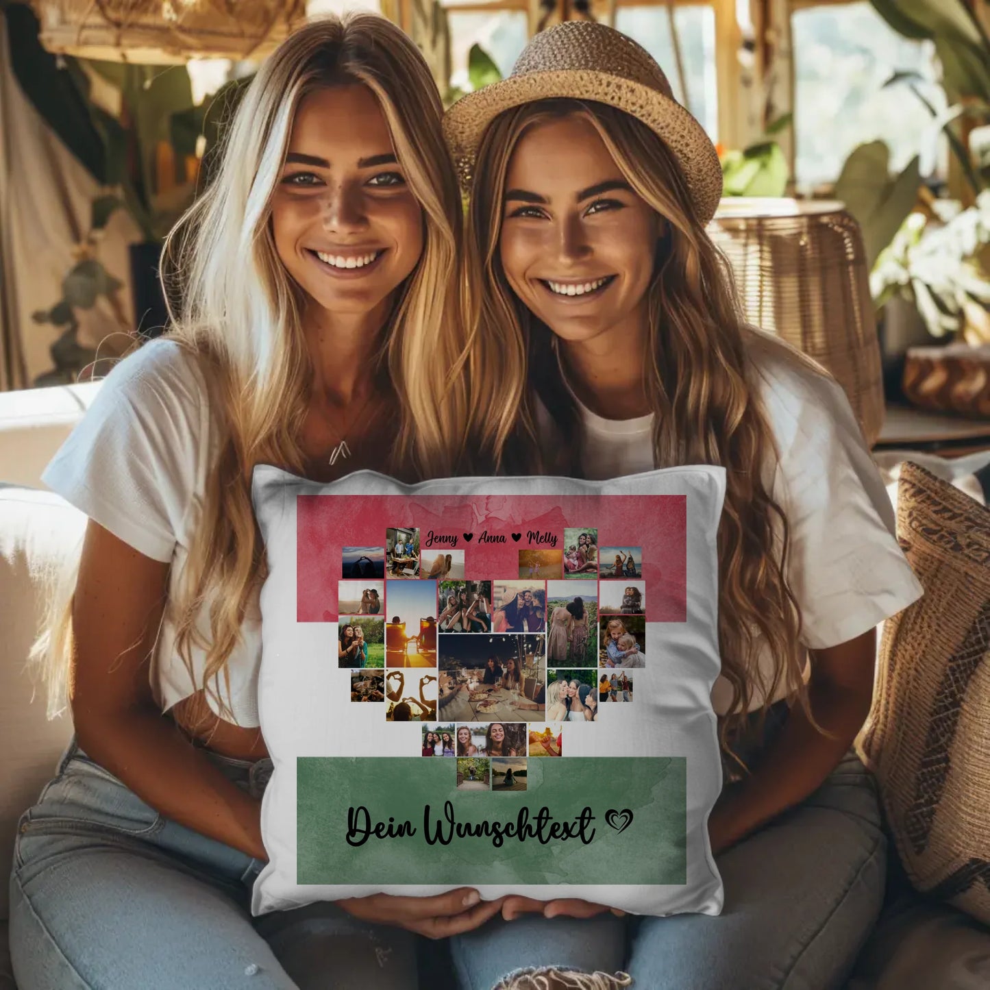 Paar Fotokissen Urlaub Erinnerung Ungarn personalisiert