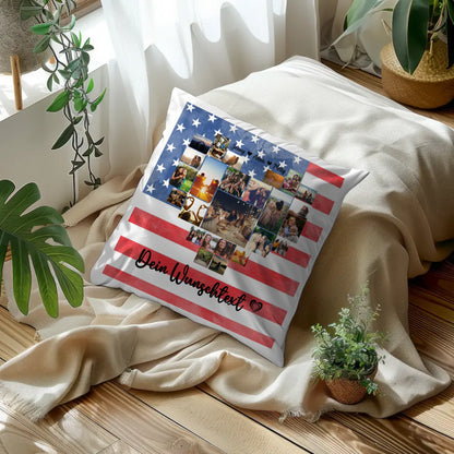 Kissen Für Paare als Erinnerung an den Urlaub in USA