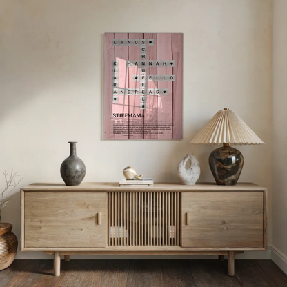 Personalisierte Acrylglas Foto Poster Definition Stiefmama