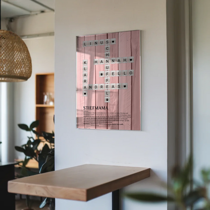 Stiefmama Definition Acrylglasbild Poster Kreuzworträtsel