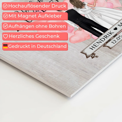 Hochzeit Willkommensschild Holz Stil Fotoboard Design