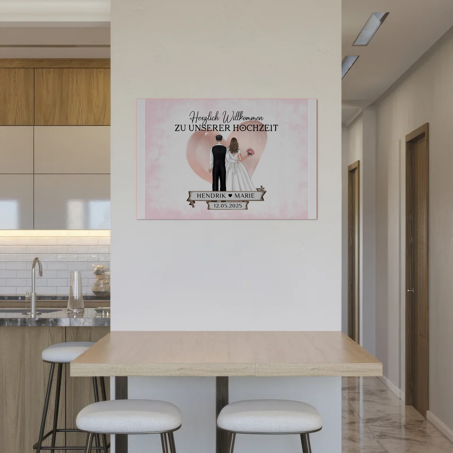 Willkommensschild Hochzeit Blüten Fotoboard Geschenkideen