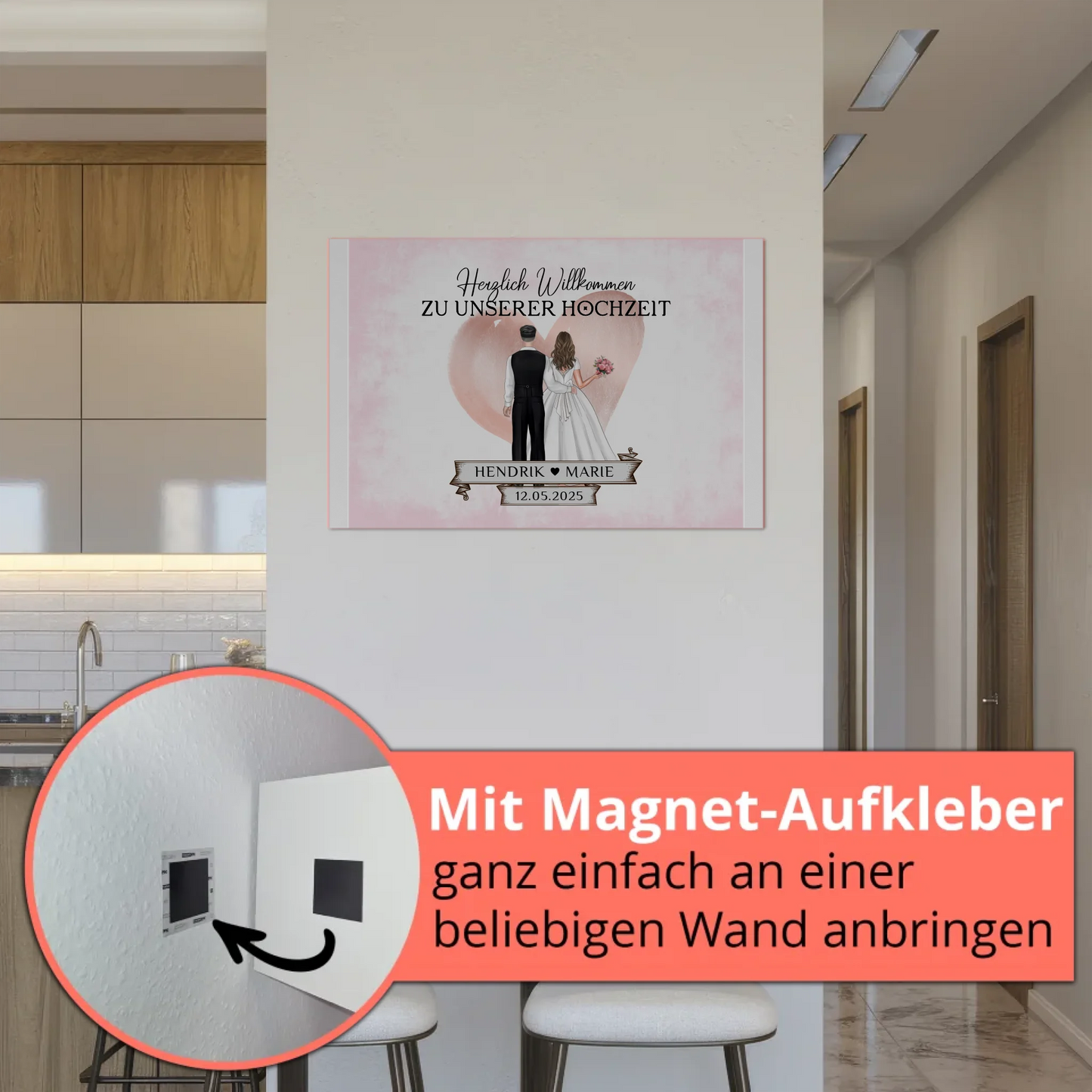 Willkommensschild Hochzeit Blüten Fotoboard Geschenkideen