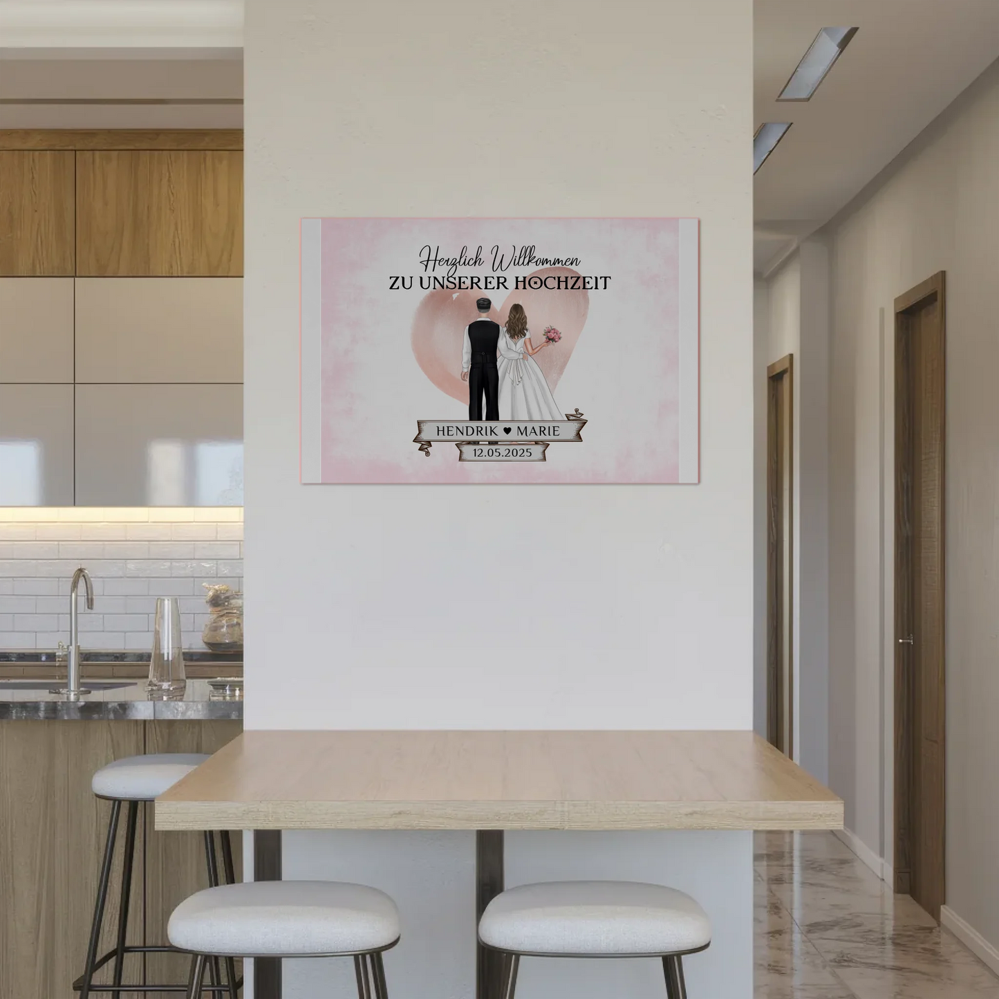 Willkommensschild Hochzeit Blüten Fotoboard Geschenkideen