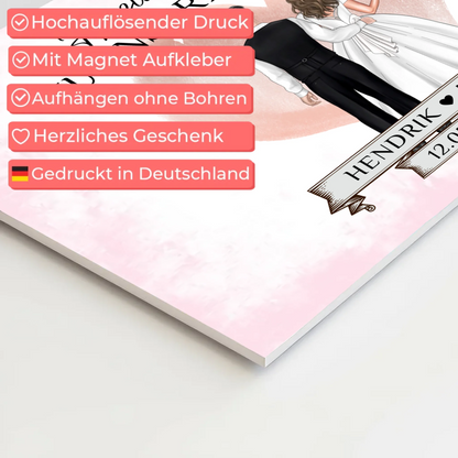 Willkommensschild Hochzeit Blüten Fotoboard Geschenkideen