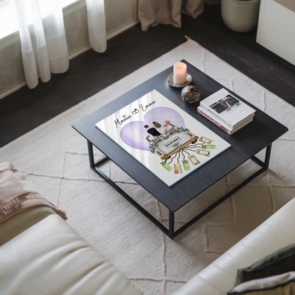 Acrylglas Bild Hochzeit Geschenkidee Geldgeschenk