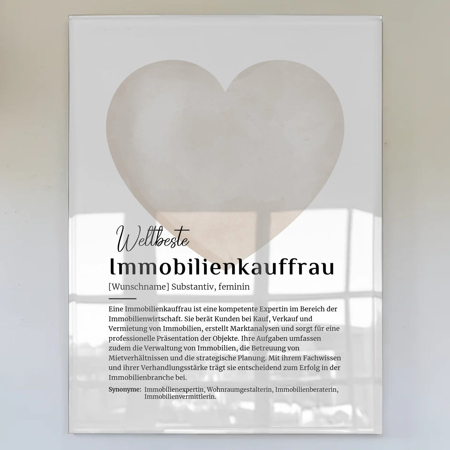 Acrylglas Bild Poster Definition Immobilienkauffrau Namen