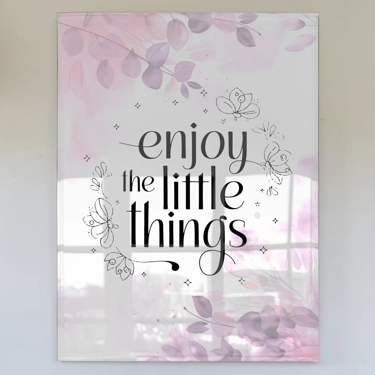 Bild Acrylglas Enjoy the Little Things Geschenkidee
