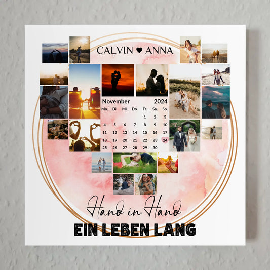 Fotoboard Magnetisch Fotocollage Hand In Hand Poster