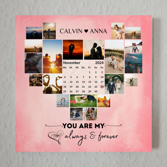 Magnet Poster Fotocollage You Are My Always Forever