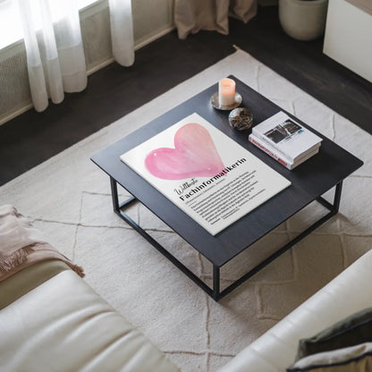 Poster Magnetisch Fachinformatikerin mit Namen Geschenkidee