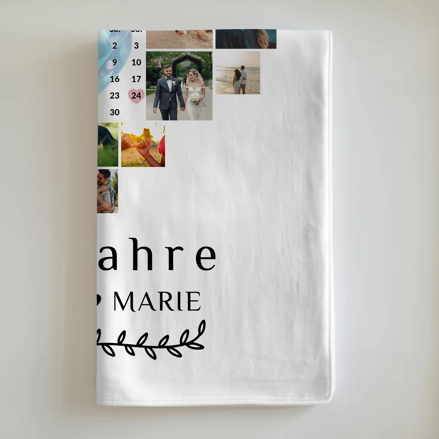 Decke Mit Foto - Geschenk zum 15. Hochzeitstag