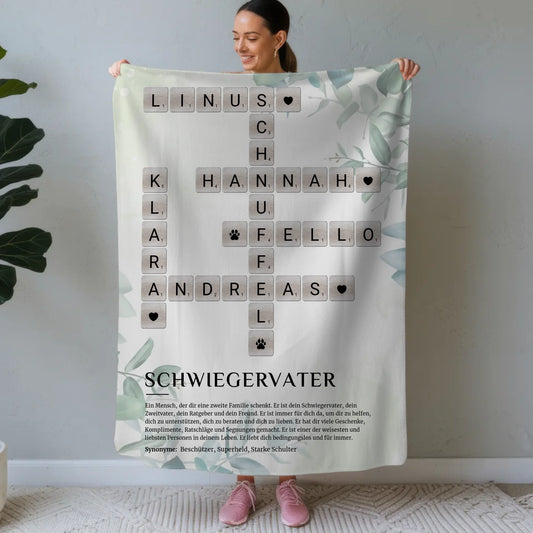 Personalisierte Foto Kuscheldecke Acrylglas Poster Puzzle