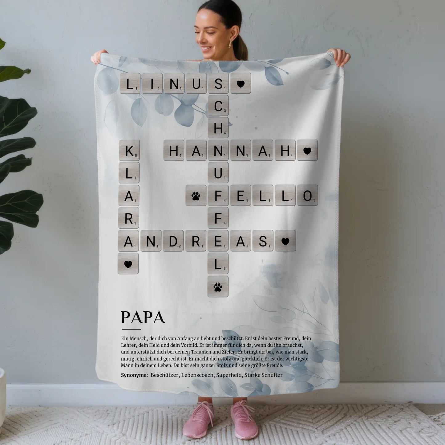 Foto Auf Decke Personalisiert Acrylglas Bild Poster Kreuzworträtsel