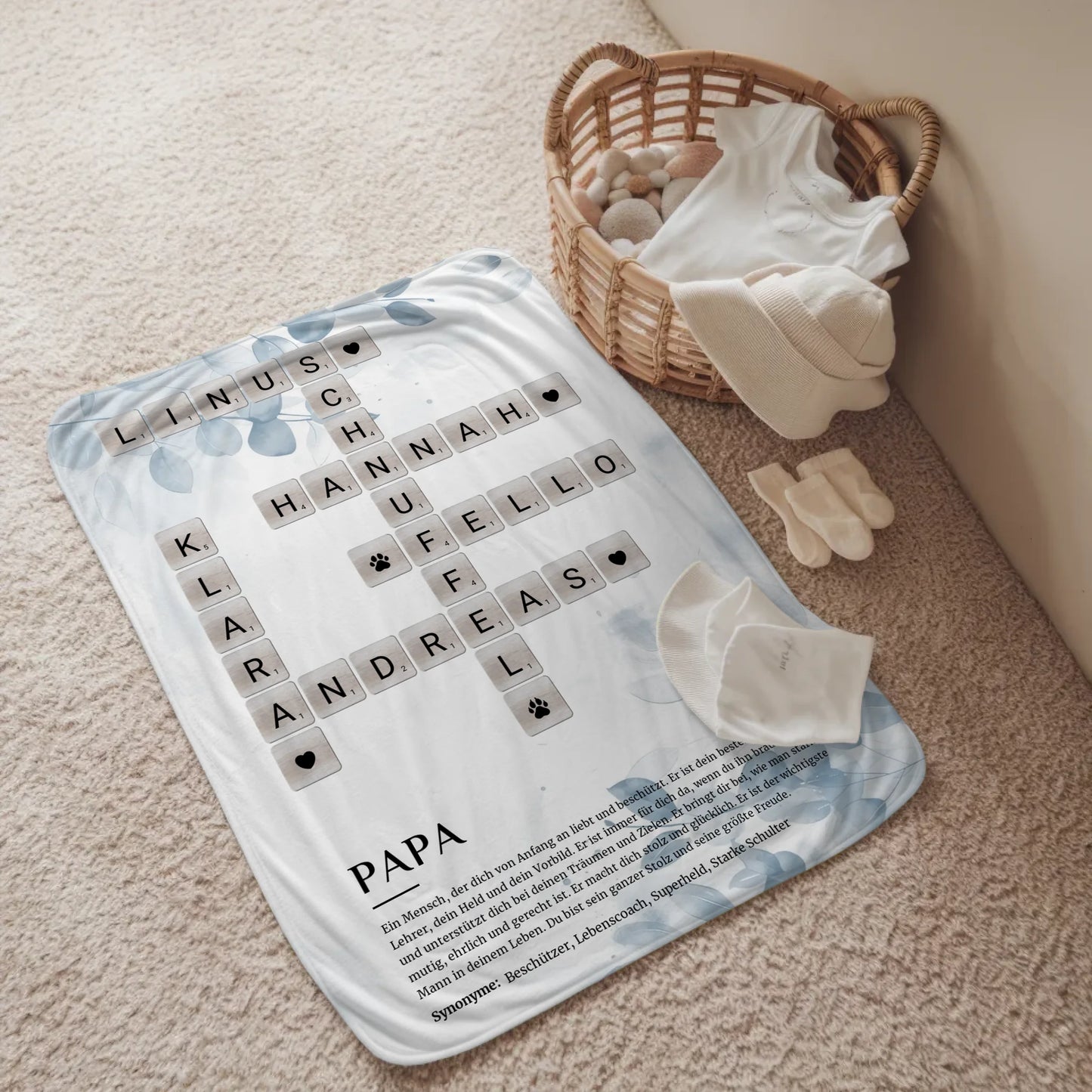 Foto Auf Decke Personalisiert Acrylglas Bild Poster Kreuzworträtsel