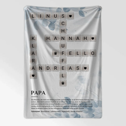 Foto Auf Decke Personalisiert Acrylglas Bild Poster Kreuzworträtsel