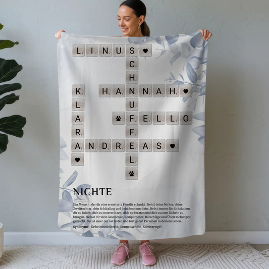 Foto Auf Decke Personalisiert Definition Nichte Kreuzworträtsel