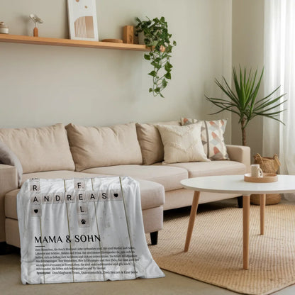 Fotodecke Definition Mama Sohn Kreuzworträtsel Geschenk