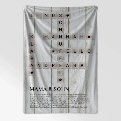 Fotodecke Definition Mama Sohn Kreuzworträtsel Geschenk