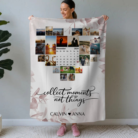 Kuscheldecke Mit Foto Fotocollage Collect Moments