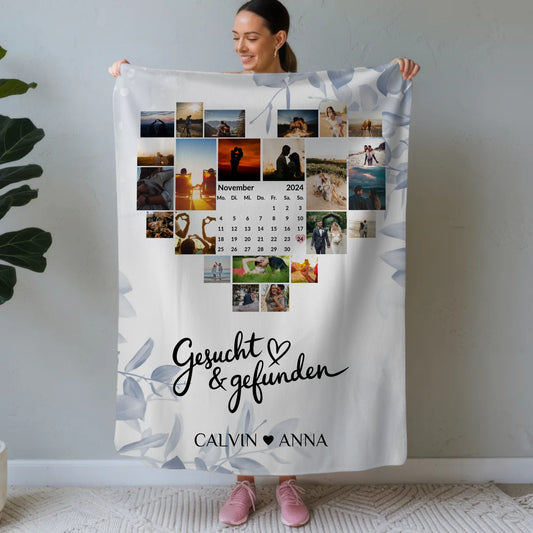 Personalisierte Decke Fotocollage Gesucht Gefunden