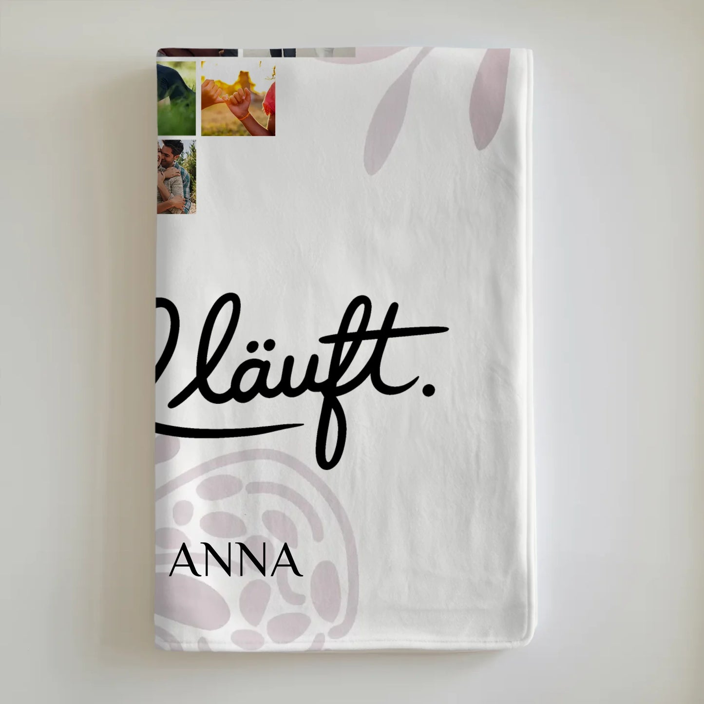 Decke Personalisiert Fotocollage Du Ich Läuft Geschenk