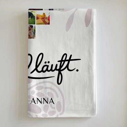 Decke Personalisiert Fotocollage Du Ich Läuft Geschenk