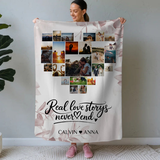 Kuscheldecke Mit Foto Fotocollage Real Love Storys
