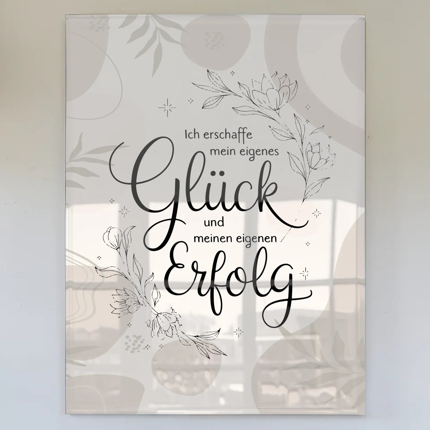 Foto Acrylglas Positiv: Mein Glück und Erfolg gestalten