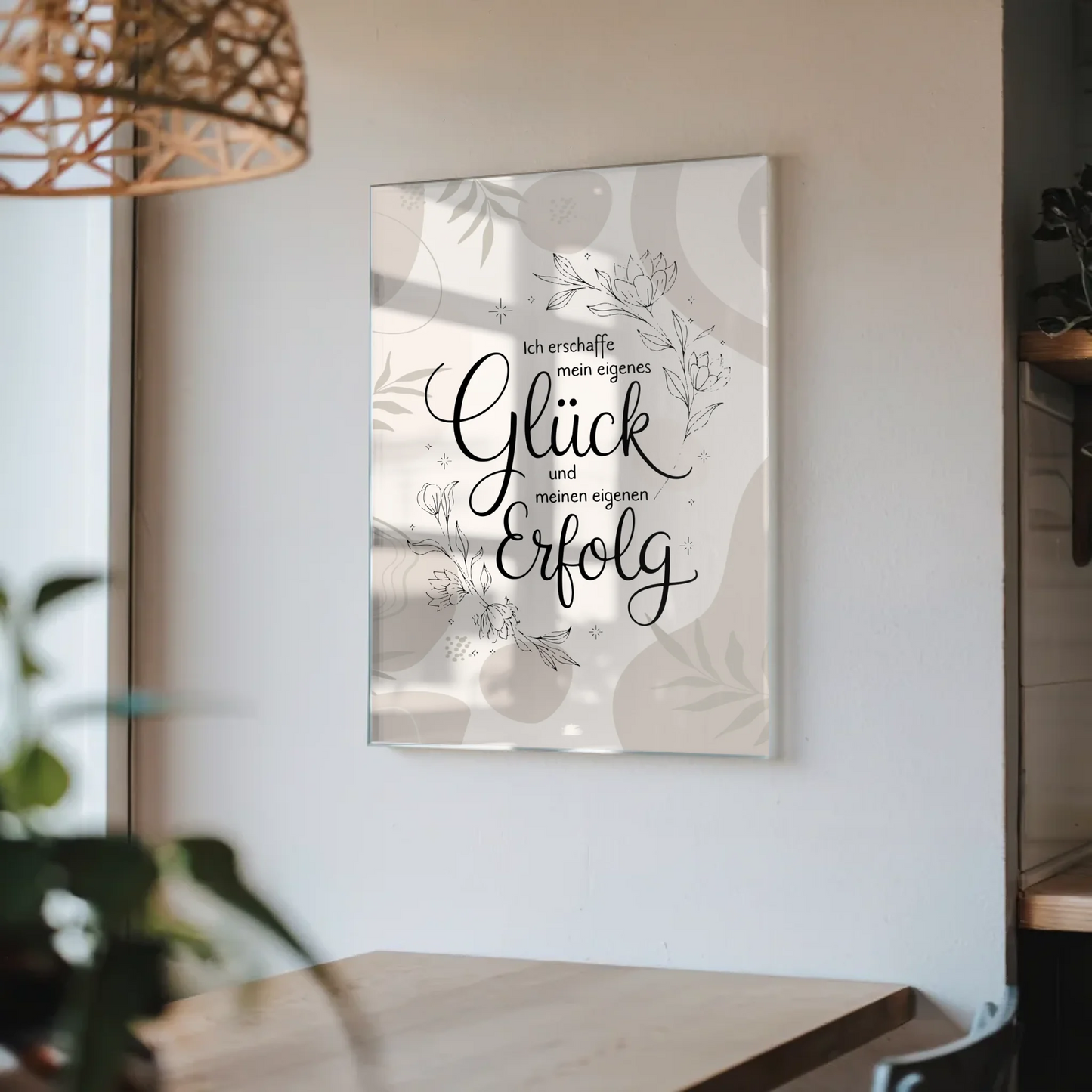 Foto Acrylglas Positiv: Mein Glück und Erfolg gestalten