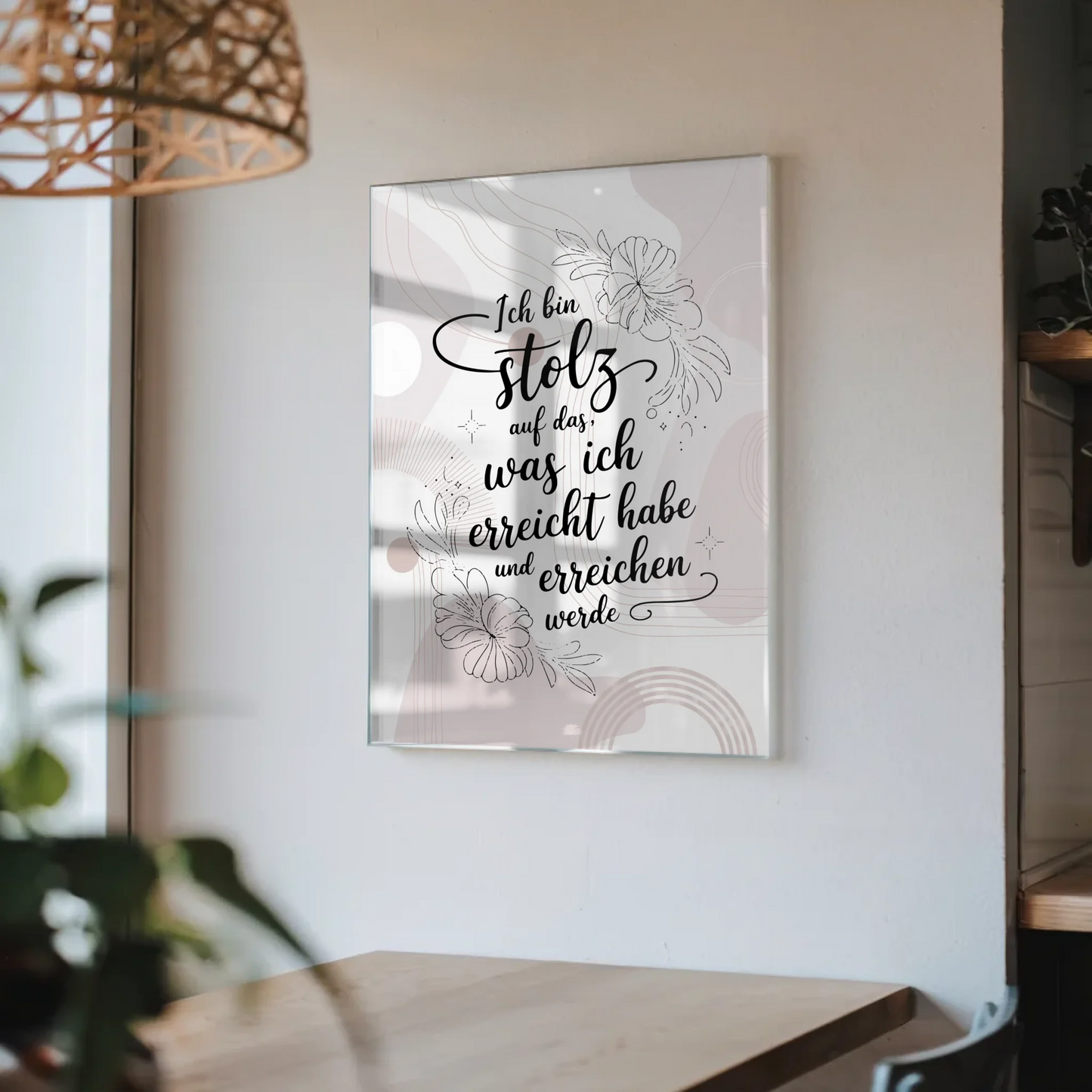 Wandbild Acrylglas - Stolz auf Erreichtes und Kommendes